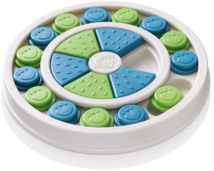 Smart Paws Level 2 Interaktives Haustier-Puzzle-Spielzeug für Hunde und Katzen, geistige Stimulation, Leckerli-Spender, langsames Füttern und Bereicherungsspiel Haustiere
