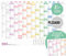 XXL Wandkalender 2024 A1+ auf Spanisch (89 x 63 cm) [Rainbow] 15 Monate Nov 2023 - Jan 2025|Gratis A4 Jahresplaner|gefalzter Wandplaner mit spanischen Feiertagen | nachhaltig & klimaneutral