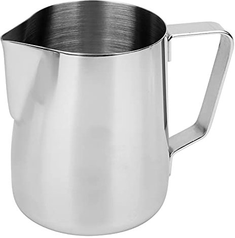 Milk Frothing Pitcher, 150ML Thickening Stainless Steel Milk Frothing Pitcher Coffee Latte Jug Milk Jug Cup for Home Coffee Shop