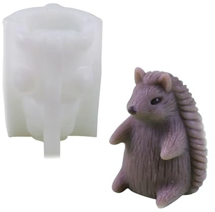 Silikonform in Tierform, Igelform, für Seife, Gips, Kuchen, Fondant, Schokolade, Heimdekoration, Tier-Silikonformen für Epoxidharz, Basteln, Tier-Silikonformen für Tiere