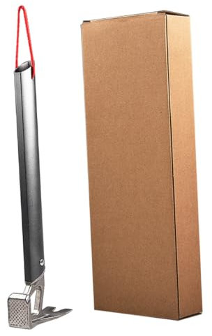 YARNOW Campingpfähle Hammer Outdoor-Zelt Tipi Im Freien Leichtes Zelt Leichtes Camping Aluminium Zeltheringe Zelte Hammer Rostfreier Stahl Nagelentfernungshammer Für Camping