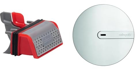 Wirquin Lot de 2 : 1 dôme ABS Slim+ chromé pour bonde de Douche Extra-Plate + 1 Membrane Slim+ avec Filtre à Cheveux
