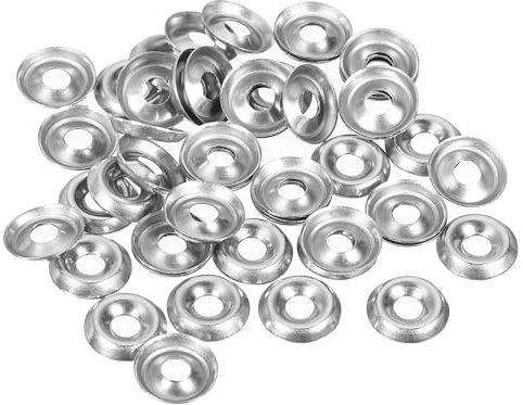 QUARKZMAN 100pcs Rondelle à Tête Fraisée 10 mm x 3,5 mm x 1,8 mmen Acier Inoxydable 304 Rondelle Cuvette Tasse Rondelle Fraisé pour Boulon à Vis