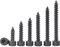 Qrity 20 Piezas Tornillos Autorroscantes de Cabeza Hexagonal, M4x16mm Tornillos Roscados, Tornillos Autoperforantes de Cabeza Redonda