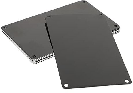 CANIGHT Door Plates for Internal Doors Multi-Function Name Plate Engraving Blank Sign Small Name Sign Metal