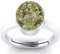 INDIA MADE 15,25 Karat 16,25 Karat Natürlicher Pyrit-Kristall Versilberter Ring mit verstellbarer Größe für Männer und Frauen - 30606, Silber, künstlicher Saphir, Silber, Saphir, Silber, Erstellter