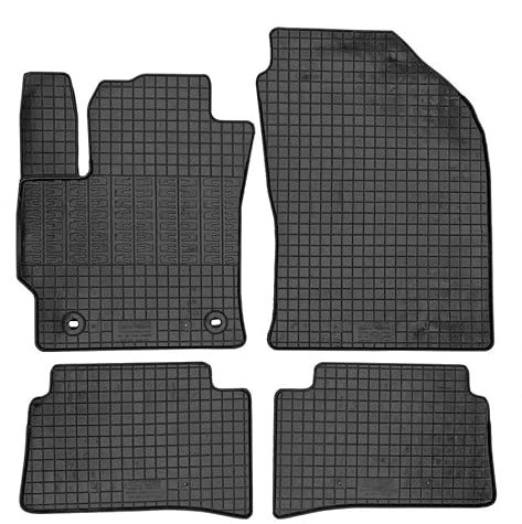 edecor Gummifussmatten Automatten Gummimatten Gummi Fußmatten Satz Set für Toyota Corolla E210 Hybrid ab Bj. 2019