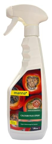 Manna Calcium Plus Spray, 500 ml, Pflanzenhilfsmittel mit Harnstoff und Kalziumchlorid, Gegen Calciummangel bei Tomaten und Kernobst