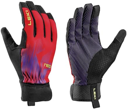LEKI Neotrail Storm Trailrunning Handschuhe Damen & Herren | integrierter Überhandschuh für Regen | Größe 6.0-11.0 | atmungsaktive Running- und Laufhandschuhe