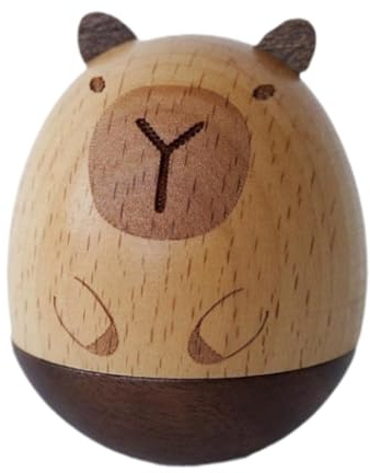 Ysyqkn Capybara Tumbler Toy Jouet Oscillant En Bois