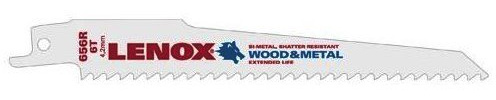 6 X 3/4 X .050 Lenox® Bi-Metal Reciprocating Saw Blade With 6 Teeth Per Inch [Set of 5]