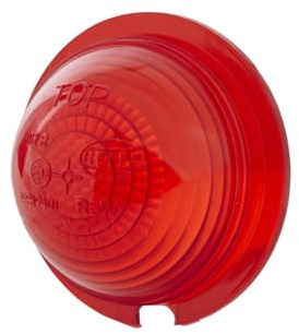 HELLA 9EL 950 315-001 Lichtscheibe, Begrenzungsleuchte - Anbau - Lichtscheibenfarbe: rot