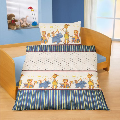 Bierbaum Babybettwäsche Geburtstag Renforce 40 x 60 100 x 135 cm Reißverschluss