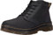 Dr. Martens 6 Eye Boot Springerstiefel, Schwarz Black Extra Tough Nylon Black Rubbery 001, 39 EU