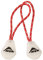 Msr - Night Glow Zipper Pull 2 Stück, rot/weiß