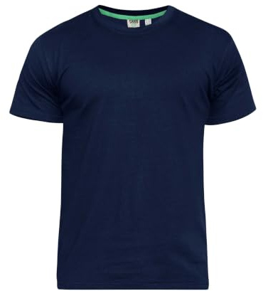 Duke Mens D555 Kingsize Flyers-1 Crew Neck T-Shirt (8XL) (Navy)