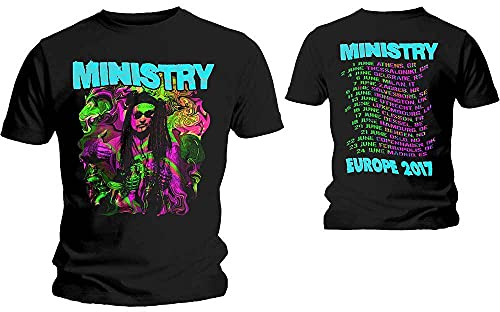 Rockoff Trade Men's Lamb of God Crow T-Shirt, Black, Large