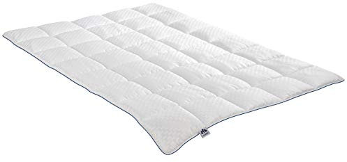 Irisette Steppbett Textilfaser weiß Größe 135x200 cm