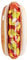 Intex 58771EU - Aufblasbare Luftmatratze Hotdog, Vinyl, Mehrfarbig, 176x76x20 cm