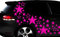93-teiliges Sterne Star Auto Aufkleber Set Sticker Tuning WANDTATTOO Blumen xxxb