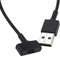 YINETTECH Ersatz-USB-Ladekabel (100 cm), kompatibel mit Fitbit Ionic Smartwatch, Schwarz