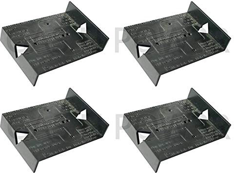 Concealed Hinge & Mounting Plate Drilling Jig - 26mm & 35mm Cup Template for Kitchen Bedrooms Bathrooms x4