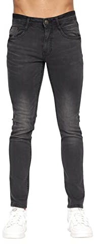 Duck and Cover - Mens 'MAYLEAD' Everyday Essential Slim Fit Jeans (40W / 32L, Black)