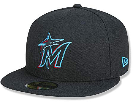 New Era 59Fifty Cap - Authentic Miami Marlins - 7 1/2