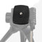 Trípode Placa de Liberación Rápida 35Mm Abs Black Mini Tablero de Montaje de Plástico Portátil con 1 4 Tornillo para Yunteng Vct668 St666 690 Weifeng (para (35 * 35Mm))