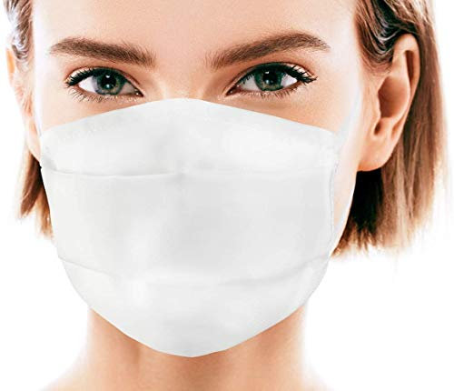 Schutzmaske aus Stoff, waschbar 50 mal, Afnor-konform, 2 Stück