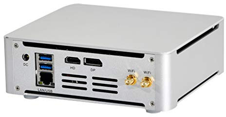 HUNSN 4K Mini PC, Desktop Computer, Server, 6 Cores I7 8750H, Windows 11 Pro or Linux Ubuntu, BM21, Wi-Fi 6, BT 5.2, DP, HDMI, 6 x USB3.0, Type-C, LAN, Smart Fan, 64G RAM, 1TB M.2 2280 NVME SSD