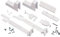 sparefixd Cupboard Door Fixing Installation Kit to Fit Bosch Fridge & Freezer