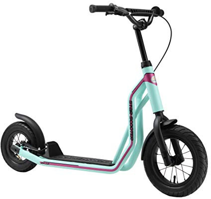 STAR SCOOTER Kinder Tret Roller ab 6-7 Jahre | 12/10 Zoll Mixed City Kick Scooter Luftreifen | Mint
