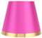 Pantalla de Lámpara de Tela, Pantalla Moderna de Estilo Europeo para Lámpara de Mesa E27 Y Luz de Piso Dormitorio Sala de Estar Decoración de Oficina(Rosa Roja)