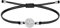 coitgo-Pulsera con amuleto de la Suerte y Protección Acero inoxidable- Pulsera Mujer o Hombre - Pulsera san benito - Pulsera Hilo Encerado Hecho a Mano (San Benito Plateado)