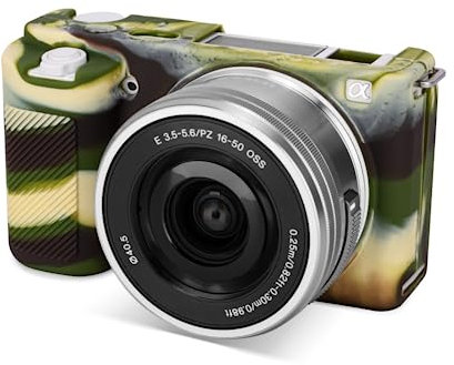 Rieibi ZVE10 Case, Soft Silicone Protective Case Cover for Sony ZV-E10 ZVE10 Camera