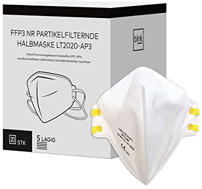 blnk FFP3 NR Atemschutzmaske (20er Pack)