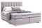 PANDA MÖBEL Maurice Boxspringbett 160 x 200 cm Doppelbett mit hochwertiger Pocket-Matratze und Topper, Polsterbett, Bett, Bettgestell, Stilvoll, Schlafzimmer, Modern (Grau 01, 160 x 200 cm)