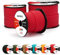 Brotree Paracord 3mm 100M 100% Nylon Seil Schnur Typ II Paracord 425 mit 3 Kern für Survival, Outdoor, Armband, Basteln - Bruchlast 192kg (Reflektierende Rot)