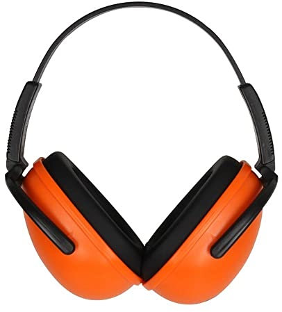 WORNEW Schalldichte Ohrenschützer Klappbarer, geräuschfester Industrie-Gehörschutz-Ohrenschützer aus Kunststoff, Rauschunterdrückungsschwamm Ohrenschützer