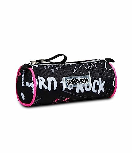 Seven Mäppchen, Federtasche für Schreibwaren, Etui für Stiften, Kugelschreiber, Kinder, Mädchen & Jungen, Grundschule, Streetpaint Girl