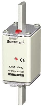 Eaton Bussmann Eaton Bussman Sicherungseinsatz NH01, 500V ac / 160A, gG - gL DIN 43620-1, DIN 43620-3, IEC 60269, VDE