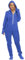 YuanDiann Pyjama Grenouillère à Pieds pour Femme Doux Chaud Flanelle Double Face à Capuche Une Pièce Vêtements de Nuit Cnfortable Combinaison Pyjama Integral Bleu XL