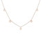 Mary & Jules Halskette Damen Rosegold 925 Sterling Silber, aus recyceltem Silber, vergoldet, Kette mit Plättchen, Choker Damen Rosegold, Coin Kette Gold für Frauen Mädchen, Goldkette