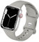 HdanMole Kompatibel mit Apple Watch Armband 38mm 40mm 41mm 42mm 44mm 45mm 46mm, Weiches Silikon Sport Armband Ersatz für iWatch Series 10 9 8 7 6 5 4 3 2 1 SE Herren Damen, Beton