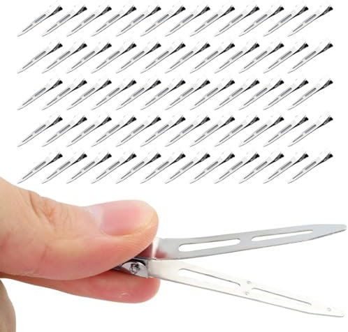 Aililong 60 clips para el pelo, pinzas de cocodrilo para mujer, pinzas para el pelo, accesorios de peluquería, clips para el cabello, pinzas para el pelo de 2,2 pulgadas, pinzas para el pelo pequeñas,