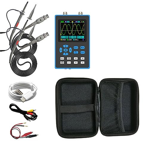 dijiusidy Portable Digital Oscilloscope - Powerful And Stable With Dual Channel Functionality Dual Channel Oscilloscope Plastic