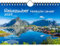 Reisezauber Nordische Länder DIN A5 Wandkalender für 2025 Reise Urlaub Norwegen Schweden Island - Seelenzauber