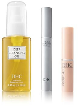 DHC Deep Cleansing Oil 70 ml, Lip Cream 1,5 g und Mascara Perfect Pro Double Protection 5 g