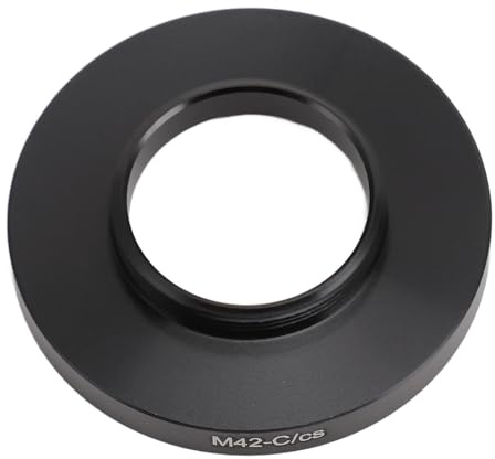 M42-auf-C-CS-Mount-Adapterring, Konstruktion aus Aluminiumlegierung, Kompakt und Leicht, Ideal für Makro- und Astrofotografie, mit Präziser Bearbeitung, für Vielseitigkeit
